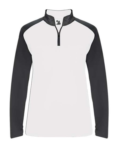 Badger Ultimate SoftLock    Women s Sport QuarterZip Pullover 4008 Women s QuarterZip Pullover for Active Wear
