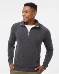 J. America 8869 Triblend Quarter-Zip Sweatshirt