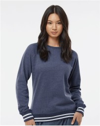 J. America 8652 Women’s Relay Crewneck Sweatshirt