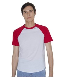 American Apparel RSABB4237W Poly/Cotton Raglan Tee