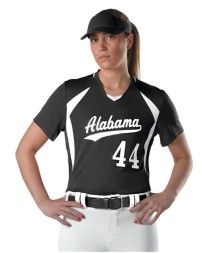 Alleson Athletic 552JG Girls' Short Sleeve Fastpitch Jersey