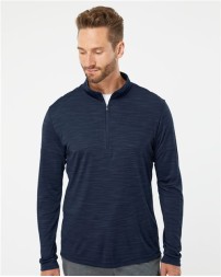 Adidas A475 Lightweight Mélange Quarter-Zip Pullover