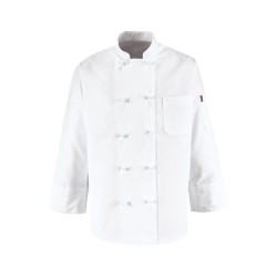 Chef Designs 0421 Ten Knot Button Chef Coat