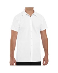 Chef Designs 5050L Poly/Cotton Cook Shirt Longer Length