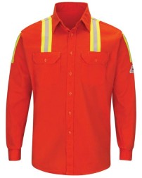 Bulwark SLATOR Enhanced Visibility Long Sleeve Uniform Shirt
