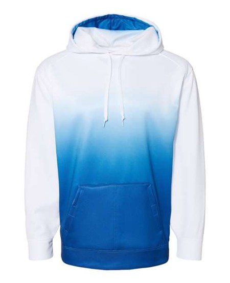 Badger 1403  Ombre Hooded Sweatshirt for Comfort   Fitness