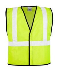 Kishigo 1571-1572 Hook-and-Loop Mesh Vest