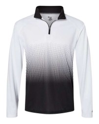 Badger Hex 2 0 QuarterZip Pullover 4222 QuarterZip Pullover for Sports