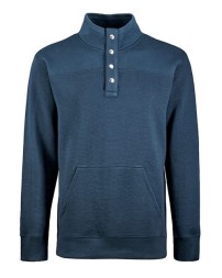 J. America 8708 Ripple Fleece Snap Sweatshirt