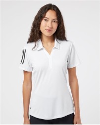 Adidas A481 Women's Floating 3-Stripes Polo