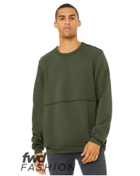 BELLA  CANVAS 3743 FWD Fashion Raw Seam Crewneck Sweatshirt