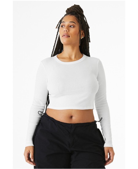 Bella  Canvas 1501BE Ladies' Micro Ribbed Long Sleeve Baby T-Shirt