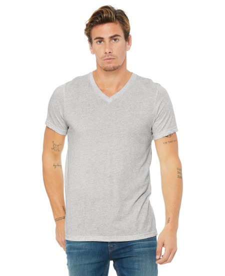 Bella  Canvas 3415C Unisex Triblend V-Neck T-Shirt