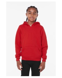 3719Y Bella + Canvas Youth Sponge Fleece Pullover Hooded Sweatshirt