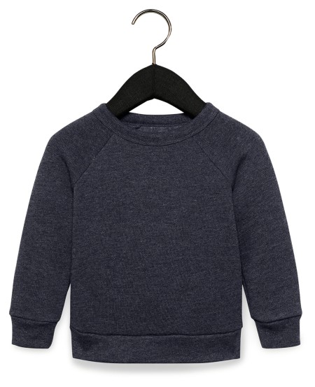Bella  Canvas 3901T Toddler Sponge Fleece Raglan Sweatshirt