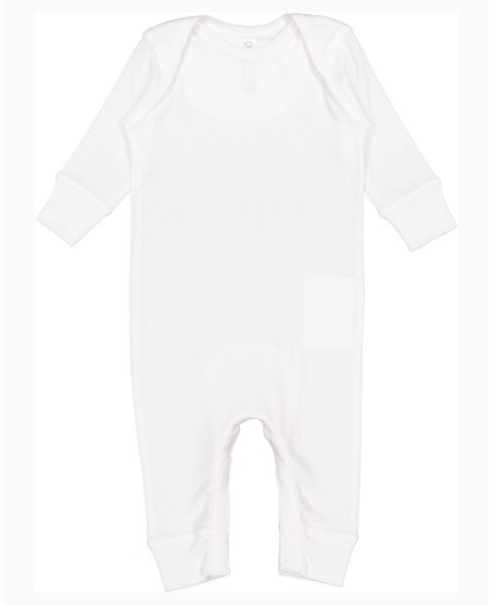 Rabbit Skins 4412 Infant Baby Rib Creeper