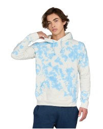 4412CL US Blanks Unisex Made in USA Cloud Tie Dye Hooded Sweatshirt