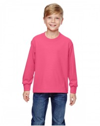 4930B Youth 5 oz. HD Cotton™ Long-Sleeve T-Shirt - Fruit of the Loom Cotton T Shirts