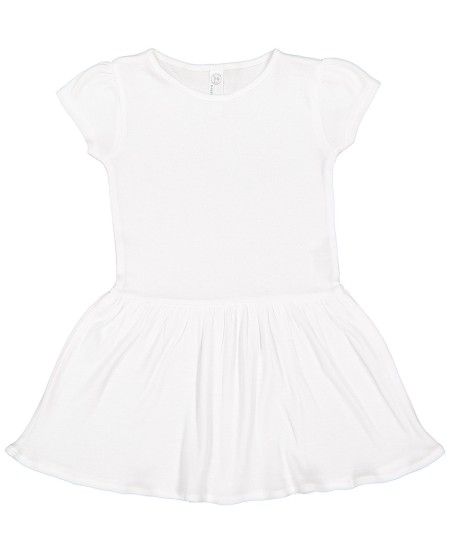 Rabbit Skins 5323 Toddler Baby Rib Dress