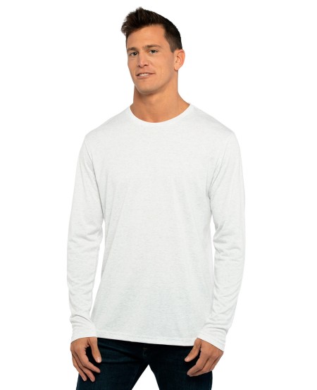 Next Level Apparel 6071 Men's Triblend Long-Sleeve Crew