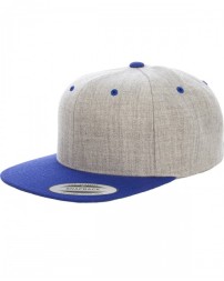 6089MT Yupoong Adult 6 Panel Structured Flat Visor Classic Two Tone Snapback