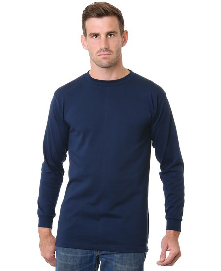 Bayside 6200TBA Unisex Big  Tall USA Made Long Sleeve T-Shirt