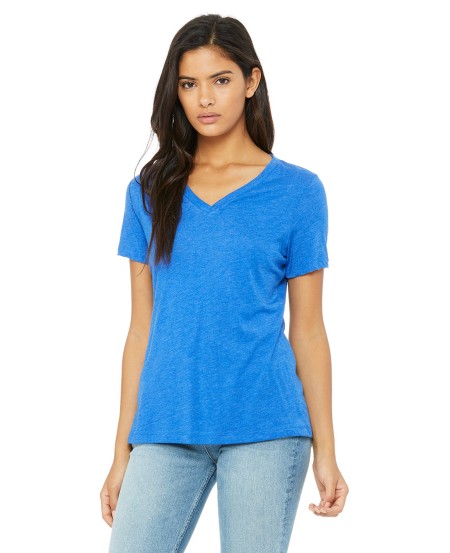 Bella  Canvas 6415 Ladies' Relaxed Triblend V-Neck T-Shirt