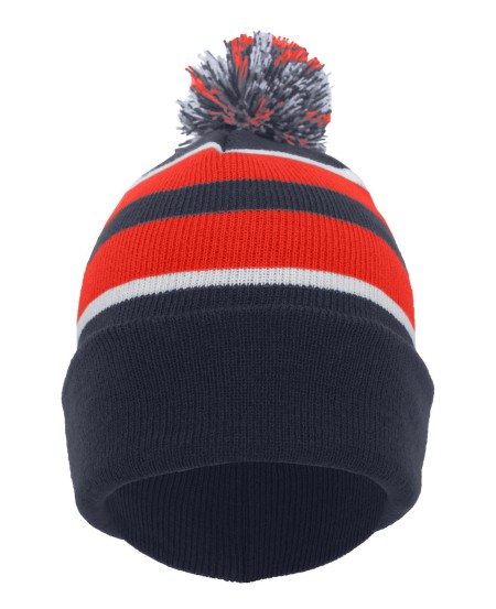 Pacific Headwear 641K Knit Fold-Over Pom-Pom Beanie