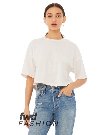 Bella  Canvas 6482 FWD Fashion Ladies' Jersey Cropped T-Shirt