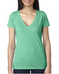 Next Level Apparel 6740 Ladies' Triblend Deep V
