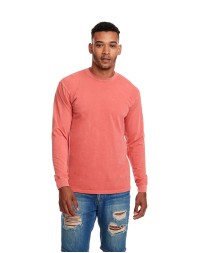 Next Level Apparel 7451 Adult Inspired Dye Long-Sleeve Crew with Pocket