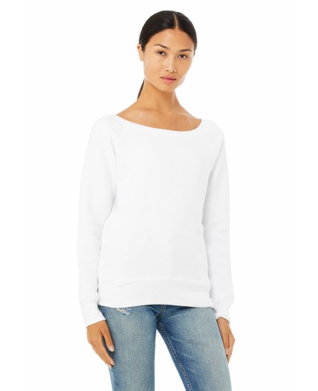 Bella  Canvas 7501 Ladies' Sponge Fleece Wide Neck Sweatshirt
