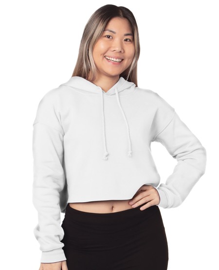 Bayside 7750 Ladies' USA Made Cropped Hooded Sweatshirt