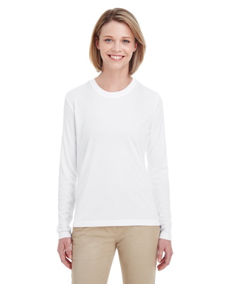 UltraClub 8622W Ladies' Cool  Dry Performance Long-Sleeve Top
