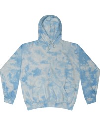 8790Y Tie Dye Youth Unisex Crystal Wash Pullover Hooded Sweatshirt