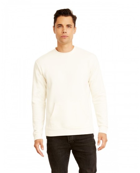 9001 Next Level Apparel Unisex Santa Cruz Pocket Sweatshirt