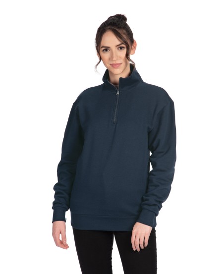 Next Level Apparel 9643 Unisex Fleece Quarter-Zip