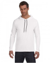 987AN Gildan Adult Lightweight Long Sleeve Hooded T Shirt