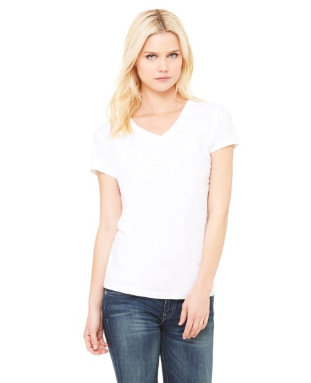 Bella  Canvas B6005 Ladies' Jersey Short-Sleeve V-Neck T-Shirt