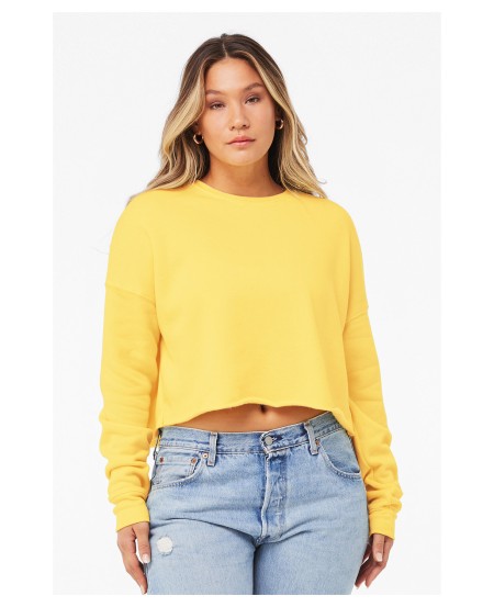 Bella  Canvas B7503 Ladies' Cropped Fleece Crew