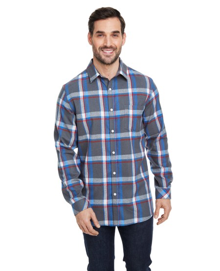 Burnside B8212 Woven Plaid Flannel With Biased Pocket