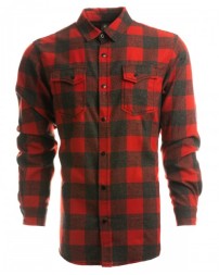 B8219 Burnside Men s Snap Front Flannel Shirt