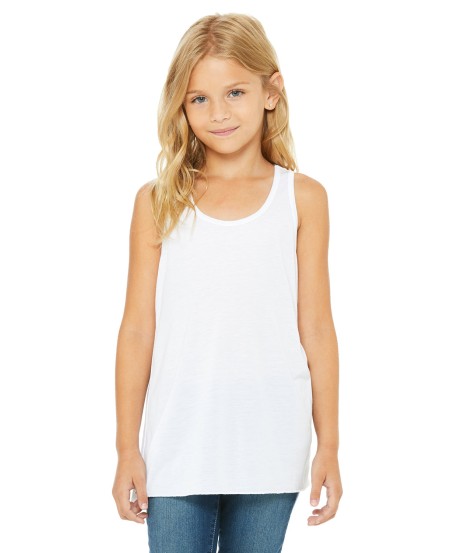 Bella  Canvas B8800Y Youth Flowy Racerback Tank