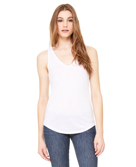 Bella  Canvas B8805 Ladies' Flowy V-Neck Tank