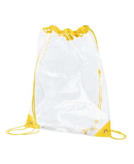 BAGedge BE253 PVC Clear Drawstring Bag