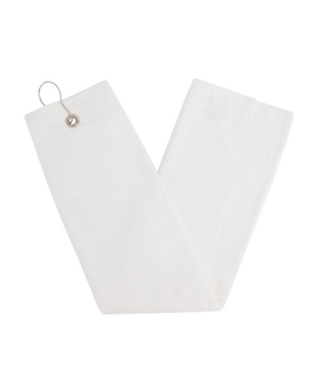 Carmel Towel Company C1625TG Trifold Golf Towel with Grommet and Hook