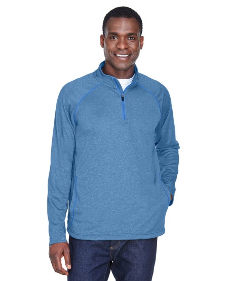 Devon  Jones DG440 Men's Stretch Tech-Shell Compass Quarter-Zip