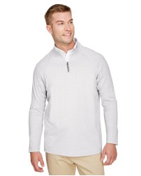 Devon & Jones DG480   CrownLux Performance Men's Clubhouse Micro-Stripe Quarter-Zip