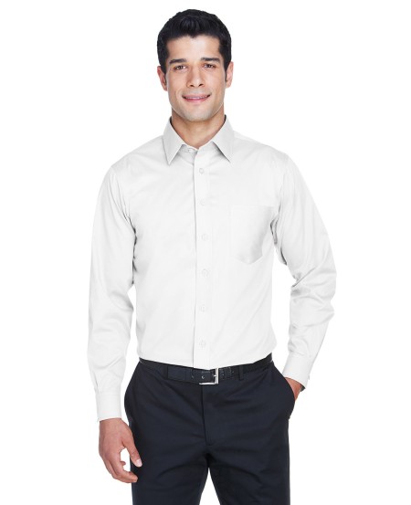 Devon  Jones DG530 Men's Crown Collection Solid Stretch Twill Woven Shirt