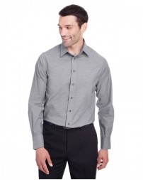 DG562 Devon & Jones Men's Crown Collection® Stretch Pinpoint Chambray Woven Shirt